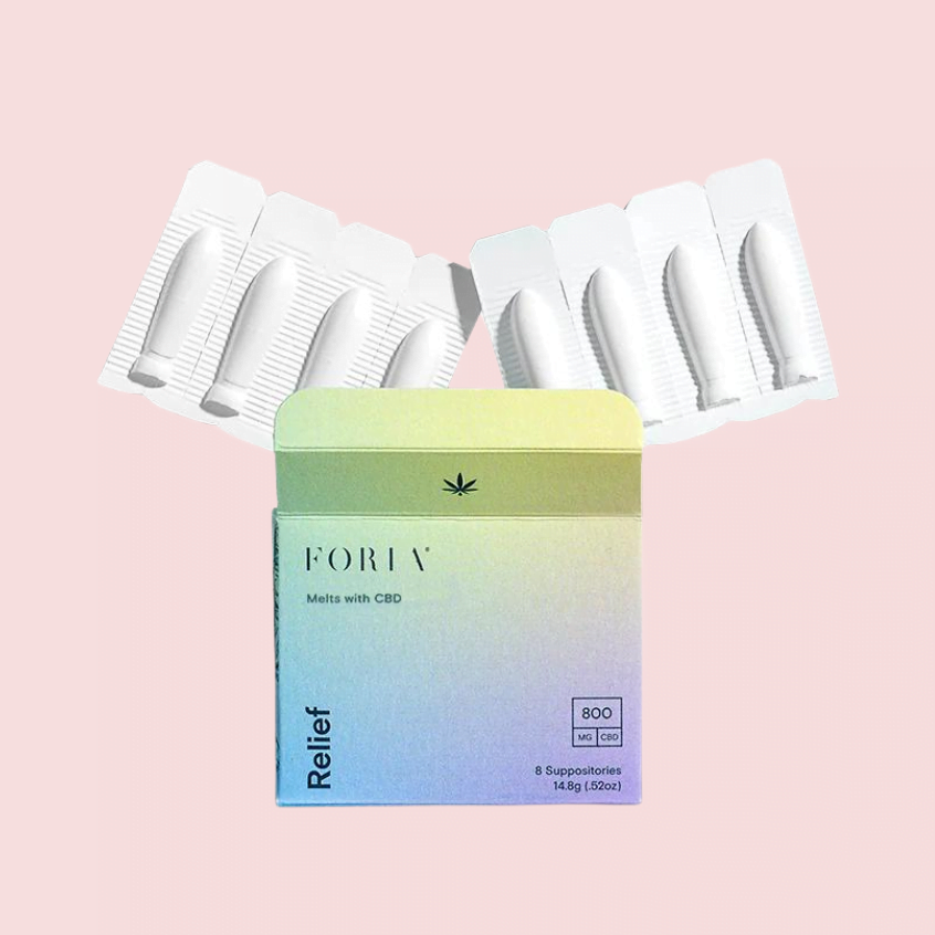 Foria Relief Melts with CBD Suppositories
