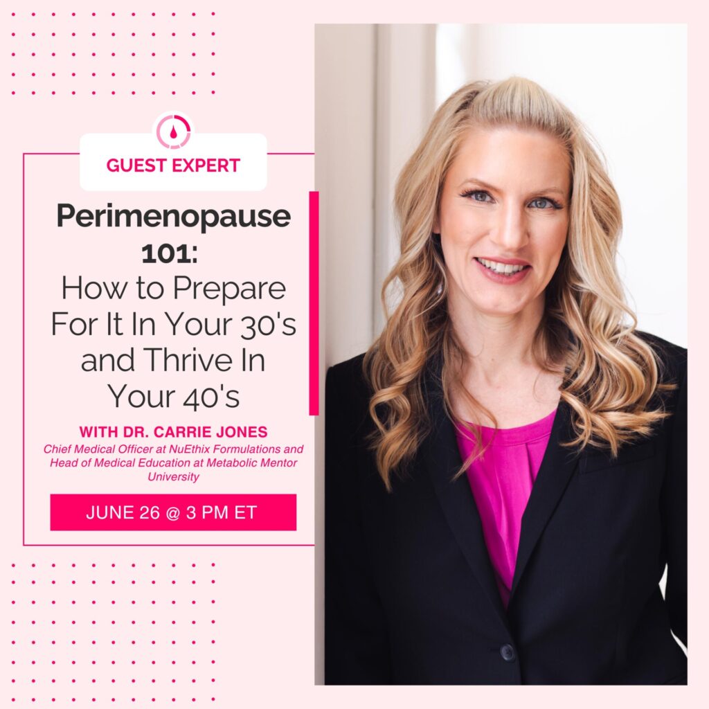 Perimenopause 101: How to Prepare For It In Your 30's and Thrive In Your 40's