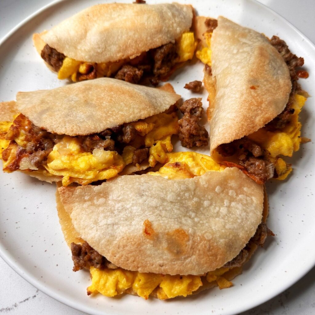Easy Baked Breakfast Tacos - Featured
