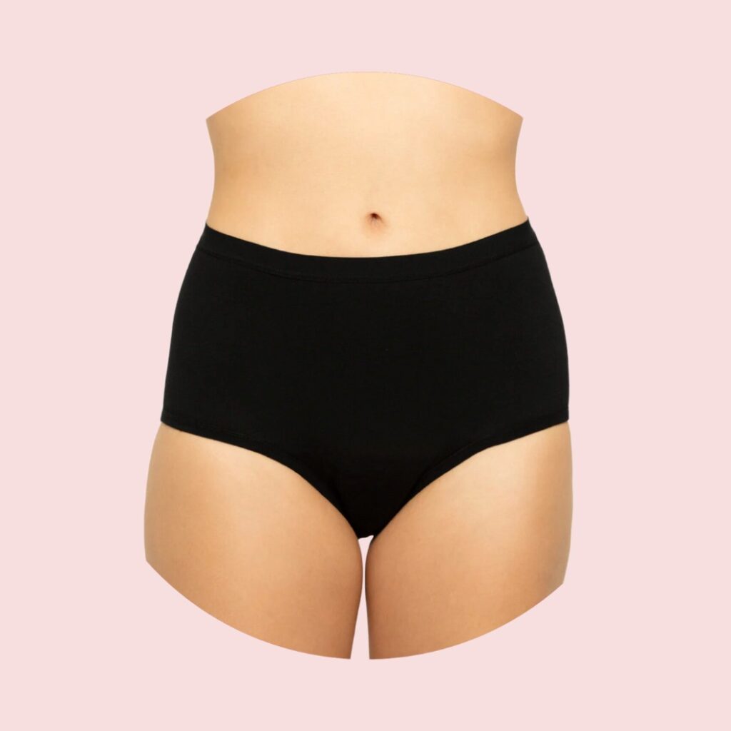 The Extra Coverage High Waisted Underwear For Heavy Flows