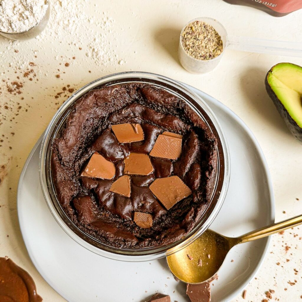 Avocado Brownie Baked Oats - Featured